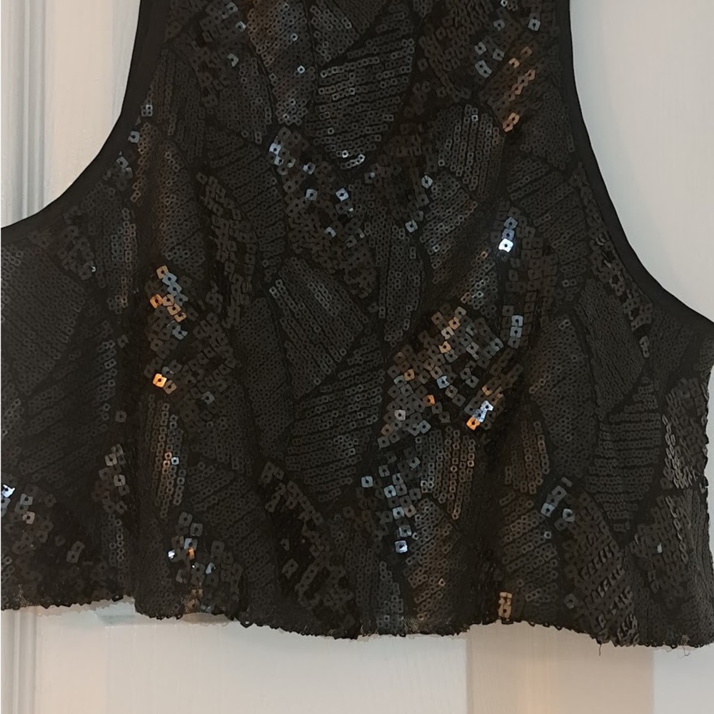 Beautiful black top sequined
